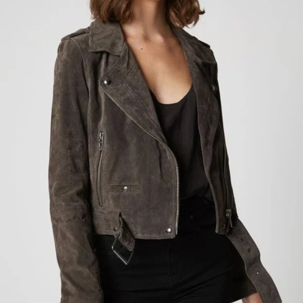 Blank NYC Suede Moto Jacket
